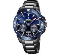 Festina Reloj Inteligente Hombre Híbrido Connected de Acero Inoxidable 316l Negro - Analógico - Resistente al Agua 10 ATM F20647/1 - Control Música, Cuenta Pasos, Notifica y Rechaza Llamadas