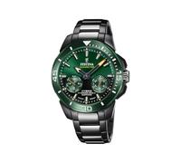 Festina Reloj Inteligente Hombre Híbrido Connected de Acero Inoxidable 316l Negro - Analógico - Resistente al Agua 10 ATM F20646/1 - Control Música, Cuenta Pasos, Notifica y Rechaza Llamadas