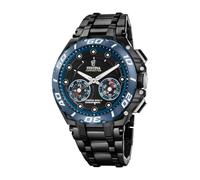 FESTINA Reloj Inteligente Hombre Híbrido Correa de Acero Inoxidable Negro | Cristal Zafiro de Alta Resistencia, Resistencia al Agua 20 ATM Connected F20762/1
