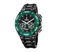 FESTINA Reloj Inteligente Hombre Híbrido Correa de Acero Inoxidable Negro | Cristal Zafiro de Alta Resistencia, Resistencia al Agua 20 ATM Connected F20762/2