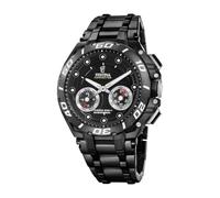 FESTINA Reloj Inteligente Hombre Híbrido Correa de Acero Inoxidable Negro | Cristal Zafiro de Alta Resistencia, Resistencia al Agua 20 ATM Connected F20762/3