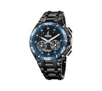 FESTINA Reloj Inteligente Hombre Híbrido Correa de Acero Inoxidable Negro | Cristal Zafiro de Alta Resistencia, Resistencia al Agua 20 ATM Connected F20762/1