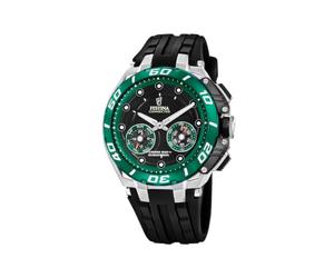 FESTINA Reloj Inteligente Hombre Híbrido Correa de Silicona Negro | Cristal Zafiro de Alta Resistencia, Resistencia al Agua 20 ATM Connected F20763/2