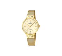 Festina Reloj Mademoiselle F20713/2 Mujer Acero baño de PVD Dorado Pulsera de malla