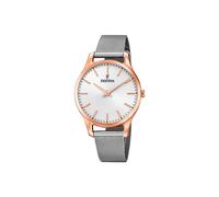 FESTINA Reloj Modelo F20507/1 de la colección Boyfriend Collection, Caja de 34 mm Plata con Correa de Acero para señora