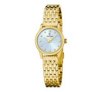Festina Reloj Mujer Analógico de Acero Inoxidable 316L Dorado