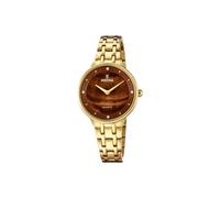 Festina Reloj Mujer Analógico de Acero Inoxidable 316l Dorado