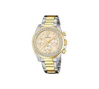 Festina Reloj Mujer Analógico de Acero Inoxidable 316l Multi - Movimiento de Cuarzo Cronógrafo - Cristal Mineral de Alta Resistencia - Resistente al Agua 10 ATM F20607/3