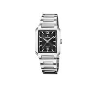Festina Reloj mujer On The Square F20679/4 – Acero 316L plateado, cuarzo, 5 ATM, calendario