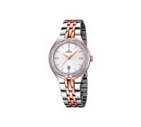 Festina Reloj Mujer Analógico de Acero Inoxidable 316l Plateado