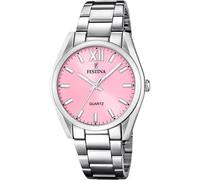 Festina Reloj Mujer Analógico de Acero Inoxidable 316l Plateado