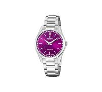 Festina Reloj Mujer Analógico de Acero Inoxidable 316l Plateado