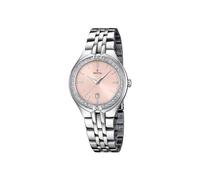 Festina Reloj Mujer Analógico de Acero Inoxidable 316l Plateado - Movimiento de Cuarzo - Cristal Mineral de Alta Resistencia - Resistente al Agua 5 ATM - Calendario F16867/6 - Mademoiselle
