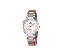 Festina Reloj Mujer Analógico de Acero Inoxidable 316l Plateado - Movimiento de Cuarzo - Cristal Mineral de Alta Resistencia - Resistente al Agua 5 ATM F16937/D - Mademoiselle