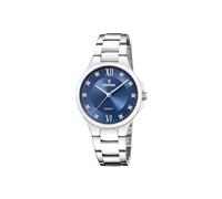 Festina Reloj Mujer Analógico de Acero Inoxidable 316l Plateado - Movimiento de Cuarzo - Cristal Mineral de Alta Resistencia - Resistente al Agua 5 ATM F20582/3 - Mademoiselle