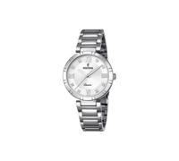 Festina Reloj Mujer Analógico de Acero Inoxidable 316l Plateado - Movimiento de Cuarzo - Cristal Mineral de Alta Resistencia - Resistente al Agua 5 ATM F16936/A - Mademoiselle