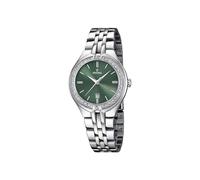 Festina Reloj Mujer Analógico de Acero Inoxidable 316l Plateado - Movimiento de Cuarzo - Cristal Mineral de Alta Resistencia - Resistente al Agua 5 ATM - Calendario F16867/7 - Mademoiselle