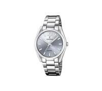 Festina Reloj Mujer Analógico de Acero Inoxidable 316l Plateado - Movimiento de Cuarzo - Cristal Mineral de Alta Resistencia - Resistente al Agua 5 ATM F20622/J - Boyfriend Collection
