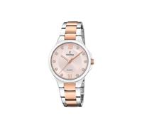 Festina Reloj Mujer Analógico de Acero Inoxidable 316l Plateado - Movimiento de Cuarzo - Cristal Mineral de Alta Resistencia - Resistente al Agua 5 ATM F20612/2 - Mademoiselle