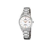 Festina Reloj Mujer Analógico de Acero Inoxidable 316l Plateado - Movimiento de Cuarzo - Cristal Mineral de Alta Resistencia - Resistente al Agua 5 ATM - Calendario F20509/2