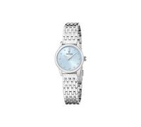 Festina Reloj Mujer Analógico de Acero Inoxidable 316l Plateado - Movimiento de Cuarzo - Cristal Mineral de Alta Resistencia - Resistente al Agua 5 ATM F20749/3 - Mademoiselle