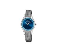 Festina Reloj Mujer Analógico de Acero Inoxidable 316l Plateado - Movimiento de Cuarzo - Cristal Mineral de Alta Resistencia - Resistente al Agua 5 ATM F20494/2 - Mademoiselle