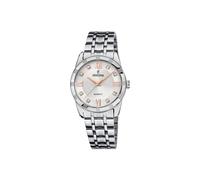 Festina Reloj Mujer Analógico de Acero Inoxidable 316l Plateado - Movimiento de Cuarzo - Cristal Mineral de Alta Resistencia - Resistente al Agua 5 ATM F16940/B - Mademoiselle