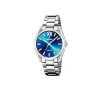 Festina Reloj Mujer Analógico de Acero Inoxidable 316l Plateado - Movimiento de Cuarzo - Cristal Mineral de Alta Resistencia - Resistente al Agua 5 ATM F20622/I - Boyfriend Collection