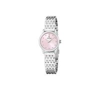 Festina Reloj Mujer Analógico de Acero Inoxidable 316l Plateado - Movimiento de Cuarzo - Cristal Mineral de Alta Resistencia - Resistente al Agua 5 ATM F20749/2 - Mademoiselle