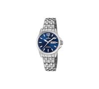 Festina Reloj Mujer Analógico de Acero Inoxidable 316l Plateado - Movimiento de Cuarzo - Cristal Mineral de Alta Resistencia - Resistente al Agua 10 ATM - Calendario F20455/3