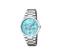 Festina Reloj Mujer Analógico de Acero Inoxidable 316l Plateado - Movimiento de Cuarzo Multifunción - Cristal Mineral - Resistente al Agua 5 ATM - Calendario F16716/4 - Boyfriend Collection