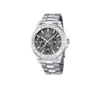 Festina Reloj Mujer Analógico de Acero Inoxidable 316l Plateado - Movimiento de Cuarzo Multifunción - Cristal Mineral Resistente - Resistente al Agua 5 ATM - Calendario - Special Prices F16690