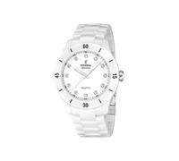 Festina Reloj Mujer Analógico de Acero Inoxidable de Cerámica Blanco - Movimiento de Cuarzo - Cristal Mineral de Alta Resistencia - Resistente al Agua 5 ATM F20720/2 - Ceramic