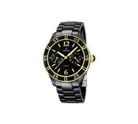 Festina Reloj Mujer Analógico de Acero Inoxidable de Cerámica - Movimiento de Cuarzo Multifunción - Cristal Mineral de Alta Resistencia - Resistente al Agua 5 ATM - Special Prices F16634