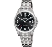 Festina Reloj de mujer F20697/3 de titanio gris Cuarzo Cristal mineral 10 ATM Calendario