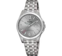 Festina Reloj Mujer Analógico de Titanio Gris - Movimiento de Cuarzo - Cristal Mineral de Alta Resistencia - Resistente al Agua 10 ATM - Calendario F20697/2 - Calendario Titanium