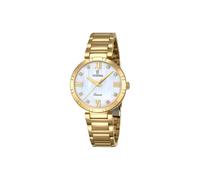 Festina Reloj Mujer F16938/2 Mademoiselle Caja de Acero Inoxidable 2n18 Dorado Correa de Acero Inoxidable Plateado
