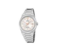 Festina Reloj Mujer F20035/2 Swiss Made Caja de Acero Inoxidable 316l Plateado Correa de Acero Inoxidable 316l Plateado