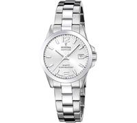 Festina Reloj Mujer F20049/1 Swiss Made Classics Caja de Acero Inoxidable 316l Plateado Correa de Acero Inoxidable 316l Plateado