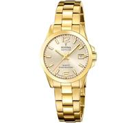 Festina Reloj Mujer F20050/2 Swiss Made Classics Caja de Acero Inoxidable 316l Dorado Correa de Acero Inoxidable 316l Dorado