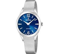 Festina Reloj Mujer F20076/3 Swiss Made Grace Caja de Acero Inoxidable 316l Plateado Correa de Acero Inoxidable 316l Plateado