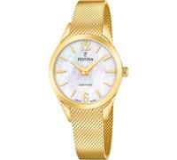Festina Reloj Mujer F20077/1 Swiss Made Grace Caja de Acero Inoxidable 316l Dorado Correa de Acero Inoxidable 316l Dorado