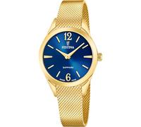 Festina Reloj Mujer F20077/4 Swiss Made Grace Caja de Acero Inoxidable 316l Dorado Correa de Acero Inoxidable 316l Dorado