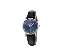 Festina Reloj Mujer F20254/3 Special Prices Caja de Acero Inoxidable 316l Gris Plata Correa de Cuero Negro