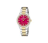 Festina Reloj Solar Mujer de Acero Inoxidable 316l Multi - Movimiento de Cuarzo - Relojes Mujer - Cristal Mineral de Alta Resistencia - Resistente al Agua 5 ATM F20659/3