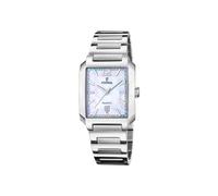 Festina Reloj Mujer F20679/2 On The Square Caja de Acero Inoxidable 316l Plateado Correa de Acero Inoxidable 316l Plateado