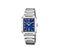 Festina Reloj Mujer F20679/3 On The Square Caja de Acero Inoxidable 316l Plateado Correa de Acero Inoxidable 316l Plateado