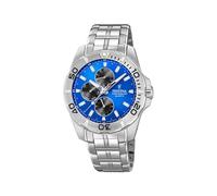 FESTINA Reloj Multiesfera para Hombre de Cuarzo con Correa en Acero Inoxidable F20445/4