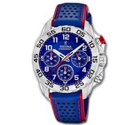 Festina Reloj Niños F20458/2 Analógico Cuero Pulsera Junior Azul UF20458/2