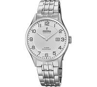 Festina Reloj Planta mecánica con Auto-Cuerda para Unisex-Adulto de Cuarzo con Correa en Acero Inoxidable F20005/1